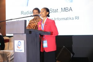 siswa SMA asal NTT Maria Pascalia W Making. Yang sedang mengikuti Program sehari menjadi pemimpin