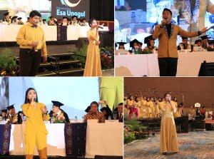 Sejumlah Penampil di Acara Wisuda Bulan Oktober